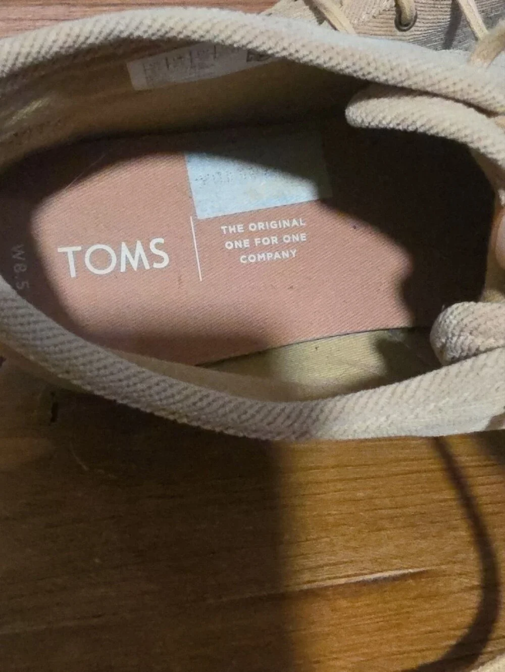 Toms Women's Chukka Boots in Tan Canvas, W 8.5